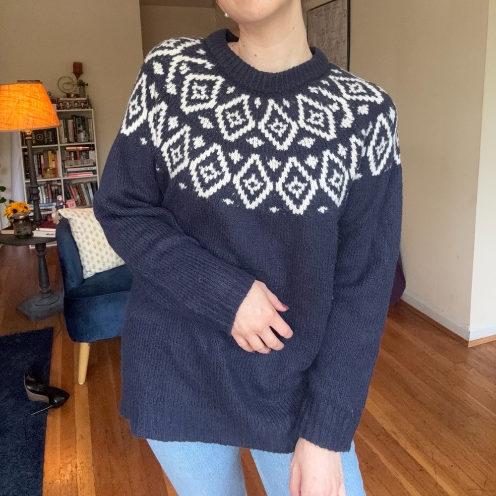 Fair Isle Knit Sweater